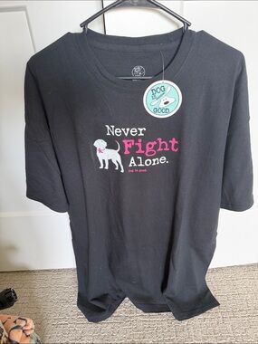 Dog is good breast cancer Tshirt